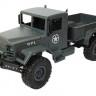 Р/У машина WPL военный грузовик (серый) 1/16+акб 2.4G RTR
