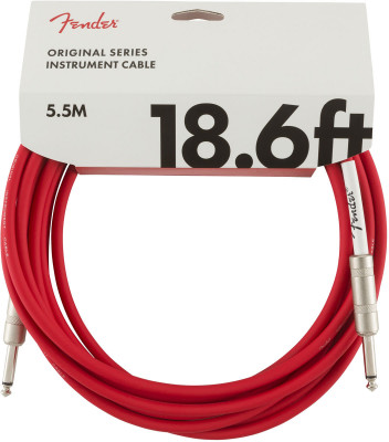 FENDER 18.6' OR INST CABLE FRD инструментальный кабель, красный, 18,6'