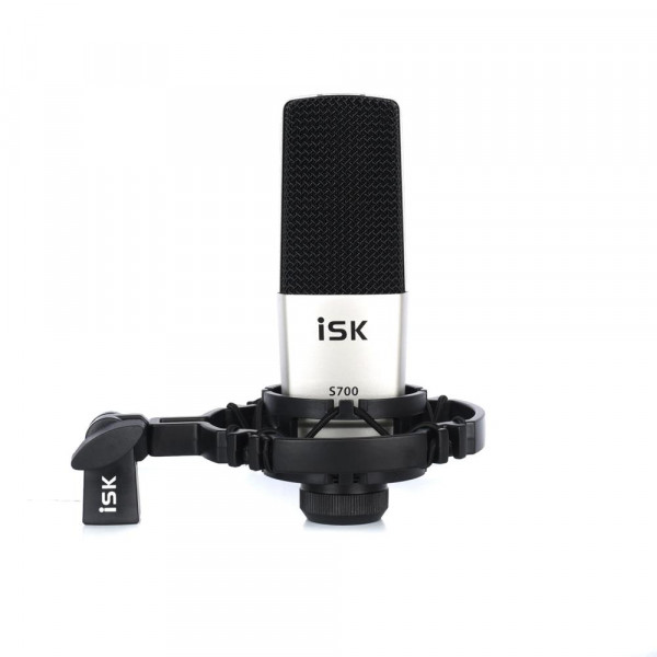 XLR-микрофон ISK S700 конденсаторный, цвет никель