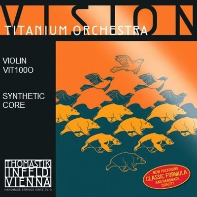 Струны для скрипки 4/4 Thomastik VIT100O Vision Titanium Orchestra комплект