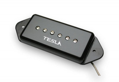 Звукосниматель Tesla VR-P90 Dog Ear/BK/BR Bridge для электрогитары пассивный хамбакер