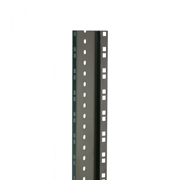 ADAM HALL 61552BLK Стальная двойная пластина (2 мм, чёрная) для рэка, длина 2 м (цена за 1 шт)