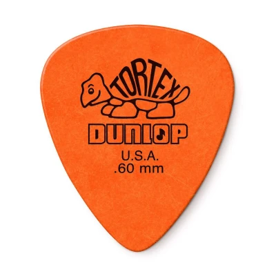 Медиаторы Dunlop 418P060 Tortex Standard, толщина 0.6 мм, 12 шт.