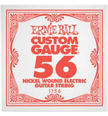 Ernie Ball 1156 калибр.056 одиночная для электрогитары/акустической гитары