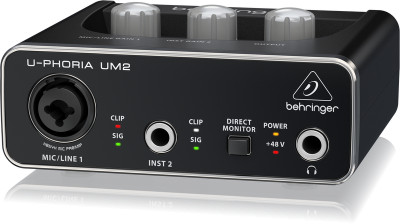 Аудиоинтерфейс Behringer UM2