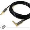 Инструментальный кабель IVU CREATOR PIC-3S/L 3м, джек моно джек моно угловой