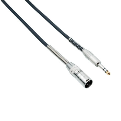 Кабель акустический BESPECO IROMS900P готовый XLR3MXM- JACK 6.3 stereo SS50, кабель CVP100S 9 м