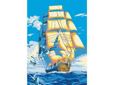 Набор юного художника 20х30 Бригантина (16 цветов)