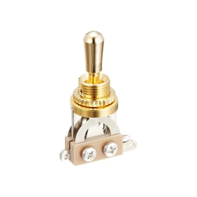 3-х позиционный переключатель LP style Hosco H-YM-T20-G, gold
