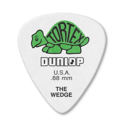 Медиаторы Dunlop 424R088 Tortex Wedge, толщина 0.88 мм, 72 шт.