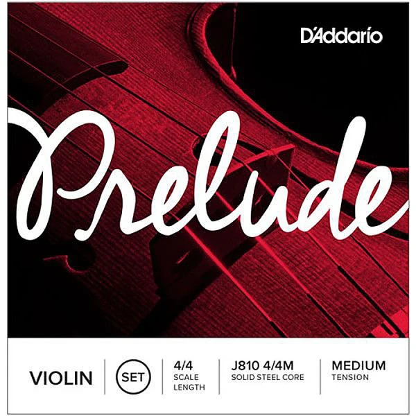 Комплект струн для скрипки 4/4 D'Addario J810 Prelude, Medium Tension