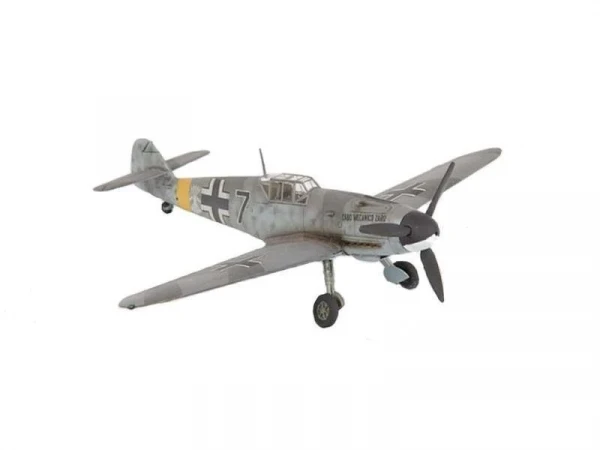 Сборная модель ZVEZDA Немецкий истребитель Мессершмитт Bf-109F2 (сборка без клея), 1/72