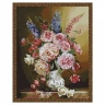 Алмазная мозаика с нанесенной рамкой 40х50 БУЗИН. СВЕЖИЙ БУКЕТ (38 цветов)