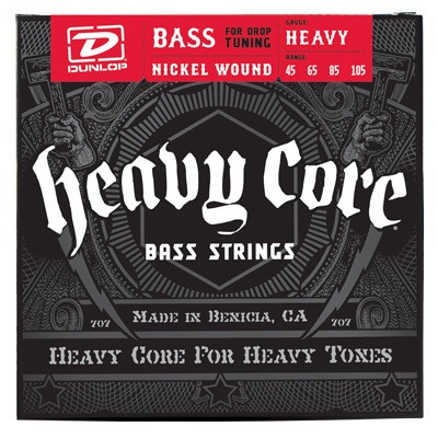 DUNLOP DBHCN Heavy Core Bass NPS Heavy 45-105 струны для 4-струнной бас-гитары