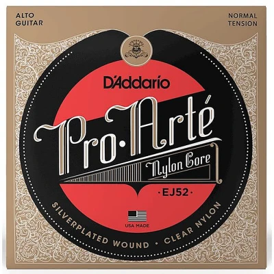 Струны для классической гитары D'Addario EJ52 Pro Arte, 1/2, 3/4, альт (уменьшенная мензура)