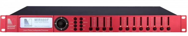 Спикер-процессор MARANI MIR880F (480I + Dante) 8 входов, 8 выходов