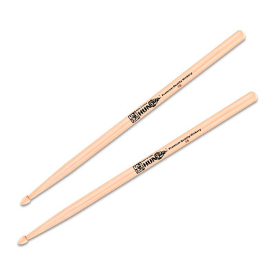 Барабанные палочки HUN 5B Hickory Series орех, деревянный наконечник