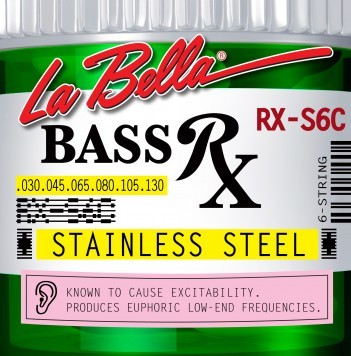 LA BELLA RX-S6C струны для 6-струнной бас-гитары