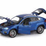 Машина "АВТОПАНОРАМА" BMW X6, синий, 1/26, звук, в/к 24,5*12,5*10,5 см