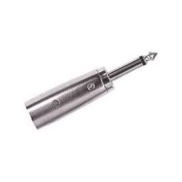 Proel AT300 - профессиональный переходник - джек моно 6,3мм <-> канон (штеккер, male)