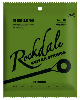 ROCKDALE RES-1046 струны для электрогитары, никелированная сталь, 10-46