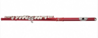 Флейта "С" BRAHNER FC-118/RD красного цвета французская система Е-механика кейс в комплекте