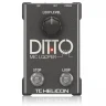 Педаль эффектов вокальная лупер TC HELICON DITTO MIC LOOPER сетевой адаптер, USB кабель, инструкция по эксплуатации в комплекте
