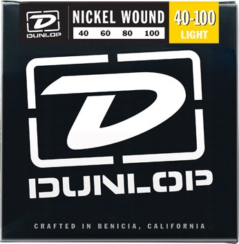DUNLOP DBN Nickel Plated Steel Bass Light 40-100 струны для 4-струнной бас-гитары