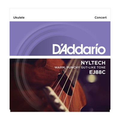 D'Addario EJ88C Набор 4 струны для концертной укулеле