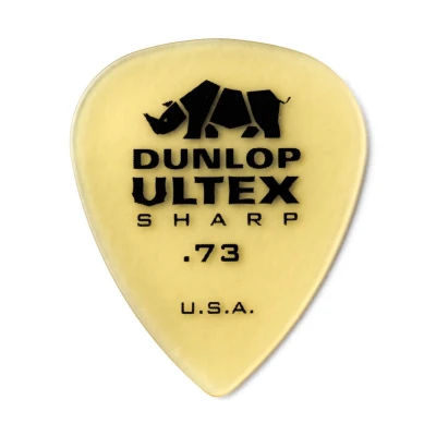 Медиаторы Dunlop 433R073 Ultex Sharp, толщина 0.73 мм, 72 шт.