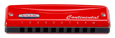 VOX Continental Harmonica Type-2-A губная гармошка, тональность Ля мажор, цвет красный