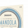 Струны для мандолины D'ADDARIO EJ72 Light легкое натяжение