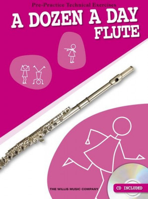 WMR101123 A Dozen A Day Flute книга: сборник пьес для начинающих...