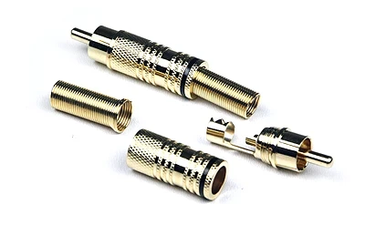 Invotone RCA300MG - RCA, тюльпан "папа", позолоченый