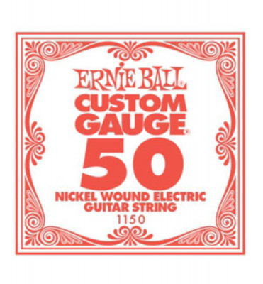Ernie Ball 1150 калибр.050 одиночная для электрогитары/акустической гитары