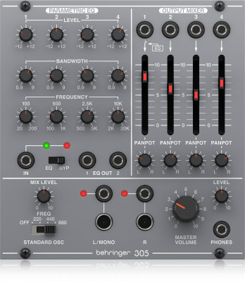 Модуль Behringer 305 EQ/MIXER/OUTPUT аналоговый для Eurorack