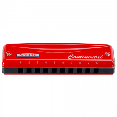 VOX Continental Harmonica Type-2-C губная гармошка, тональность До мажор, цвет красный