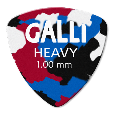 Медиатор GALLI A-185H жесткий 1,00 mm 1шт