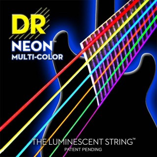 Струны для электрогитар DR NMCE-9-42, разноцветные