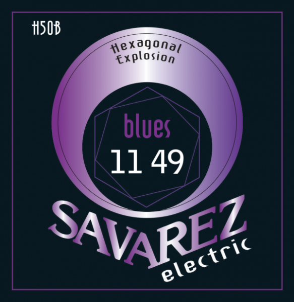 SAVAREZ H50B HEXAGONAL EXPLOSION струны для электрогитары (11-14-18-28-38-49)