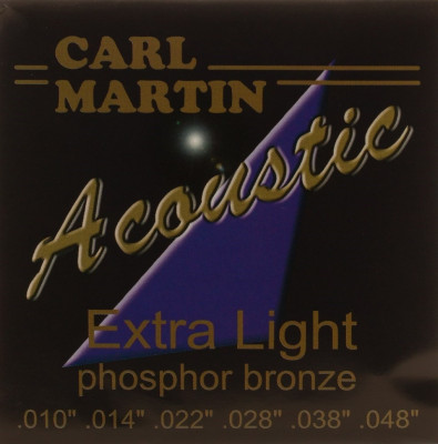 CARL MARTIN Acoustic (Hot Folk) L Bronze струны для акустической гитары, бронза 0.11-0.52