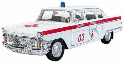 Машина Autotime "ГАЗ-13 "ЧАЙКА" скорая помощь 1:43