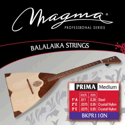 Комплект струн для балалайки Magma Strings BKPR110N
