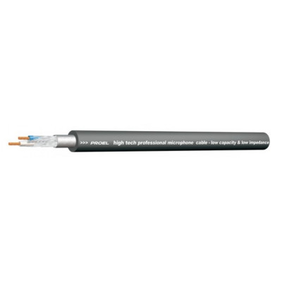Proel HPC250 - Микрофонный кабель, диам.- 6,5 мм (высококачеств.) в катушке 100 м