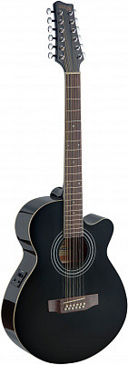 Stagg SA40MJCFI/12-BK электроакустическая гитара