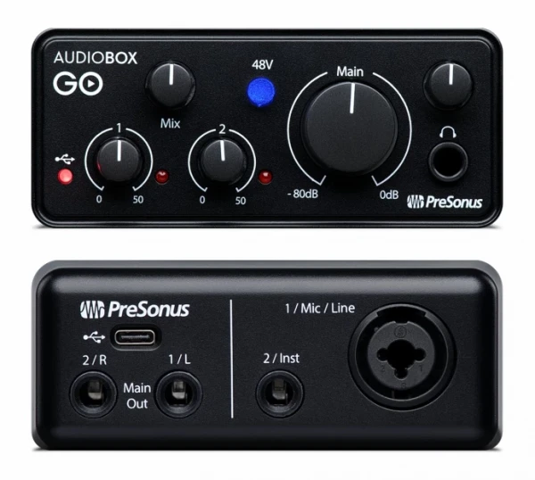 Аудиоинтерфейс PreSonus AudioBox GO