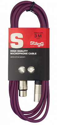 STAGG SMC3 CPP микрофонный кабель XLR мама-XLR папа 5 м
