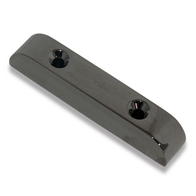 SCHALLER 15160600 - крепление для упора пальцев (thumb rest), материал - латунь, отделка: рутений (серый металл), полированная. (Старый артикул: 219ru)