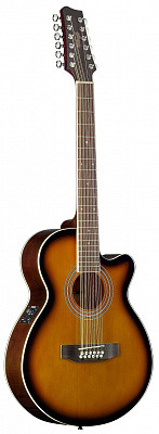 Stagg SA40MJCFI/12-BS электроакустическая гитара