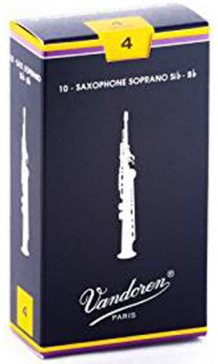 Vandoren SR-204 (№ 4) Traditional трости для саксофона-сопрано (№ 4) 10 шт